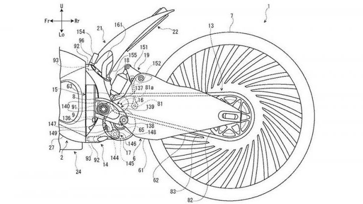 Suzuki patenta el diseño de una moto híbrida
