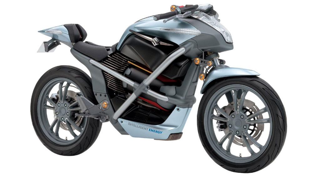 Suzuki patenta el diseño de una moto híbrida